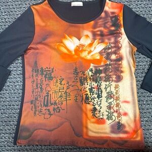 Oriental Lotus Top